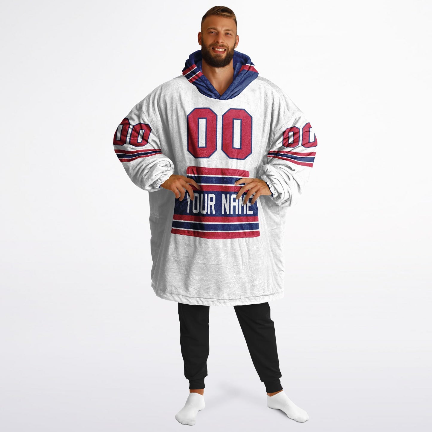 Dark Blue/Red/White Superfan Reversible