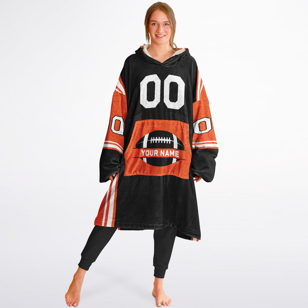 Black/Orange/White Bold