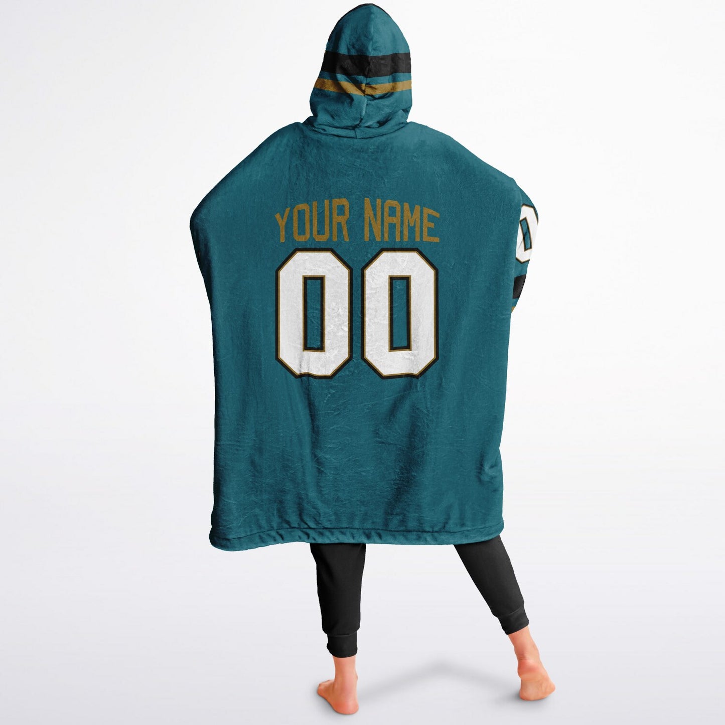 Teal/Black/Gold Superfan Reversible