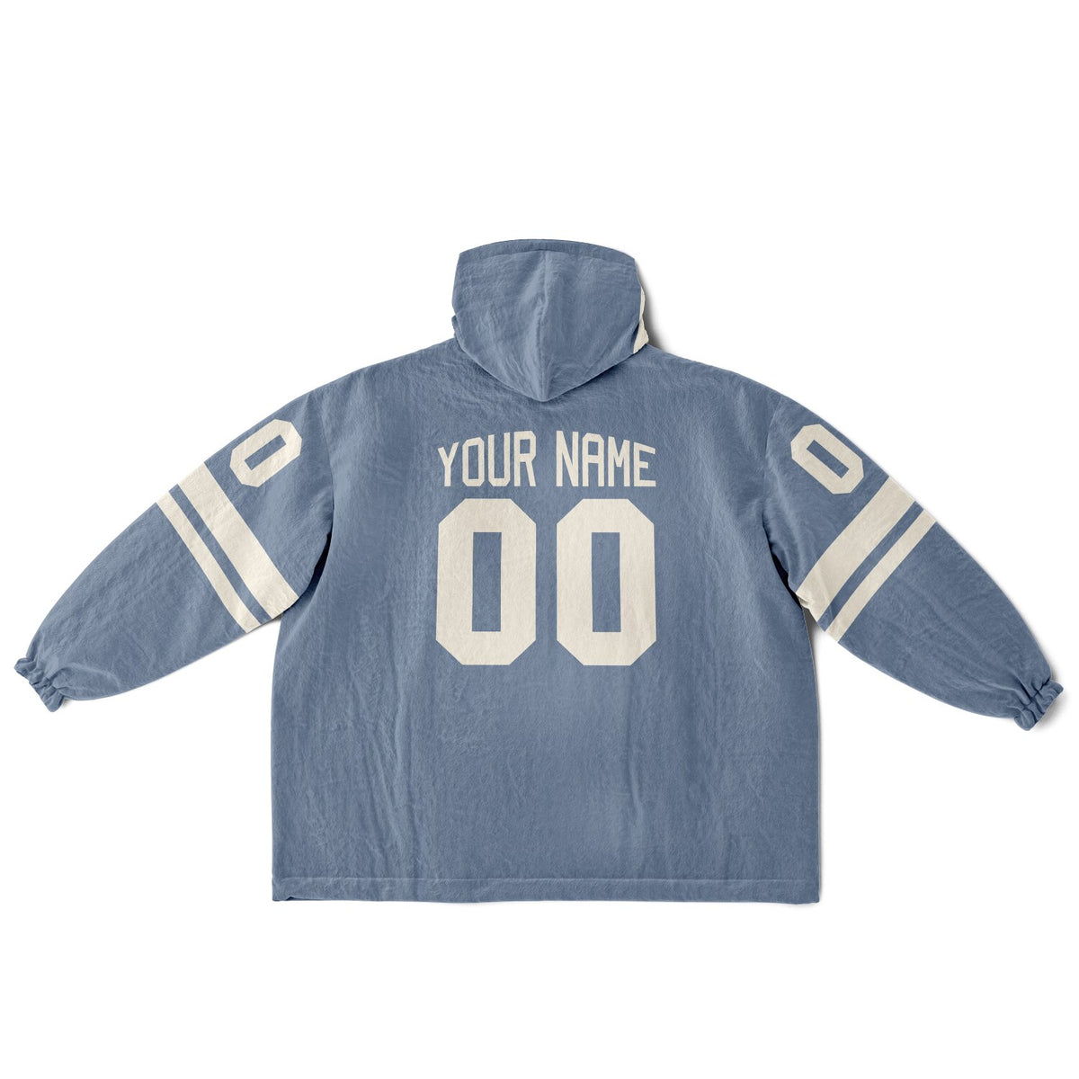 Slate Blue & Cream Superfan Reversible