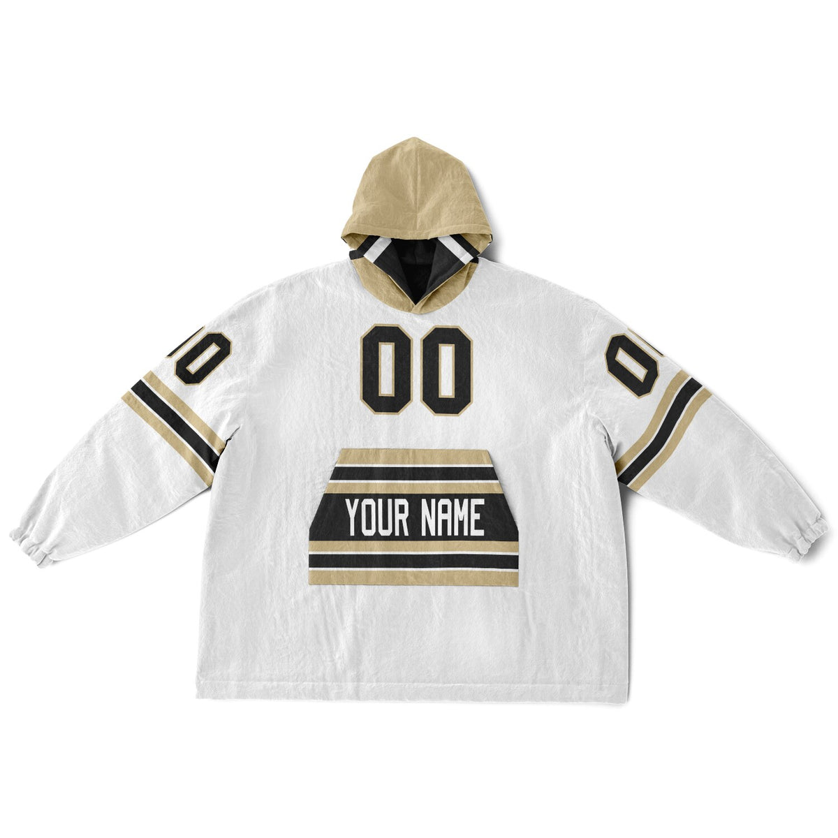 Black/Light Gold/White Superfan Reversible
