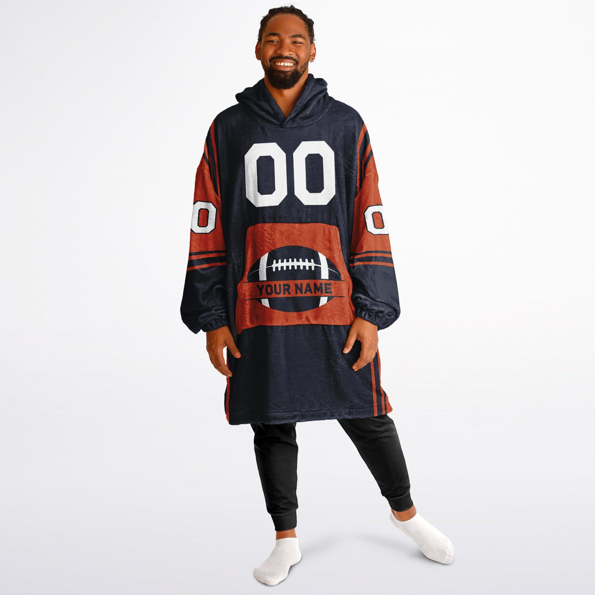 Navy/Orange Bold