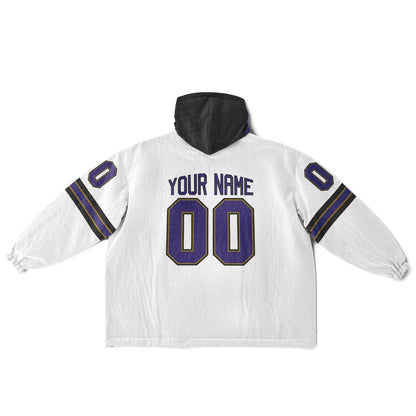 Purple/Black/Metallic Gold Superfan Reversible