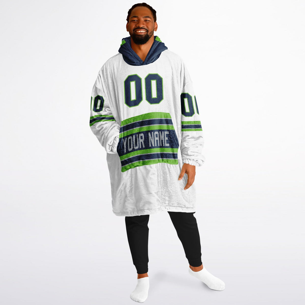 Navy/Green/Gray Superfan Reversible