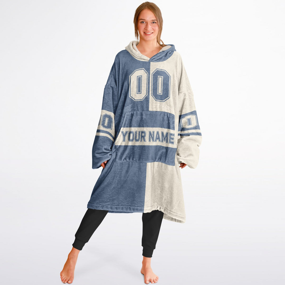 Slate Blue & Cream Halftime