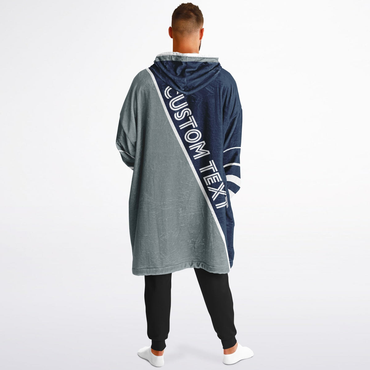 Navy Silver White Split Decision