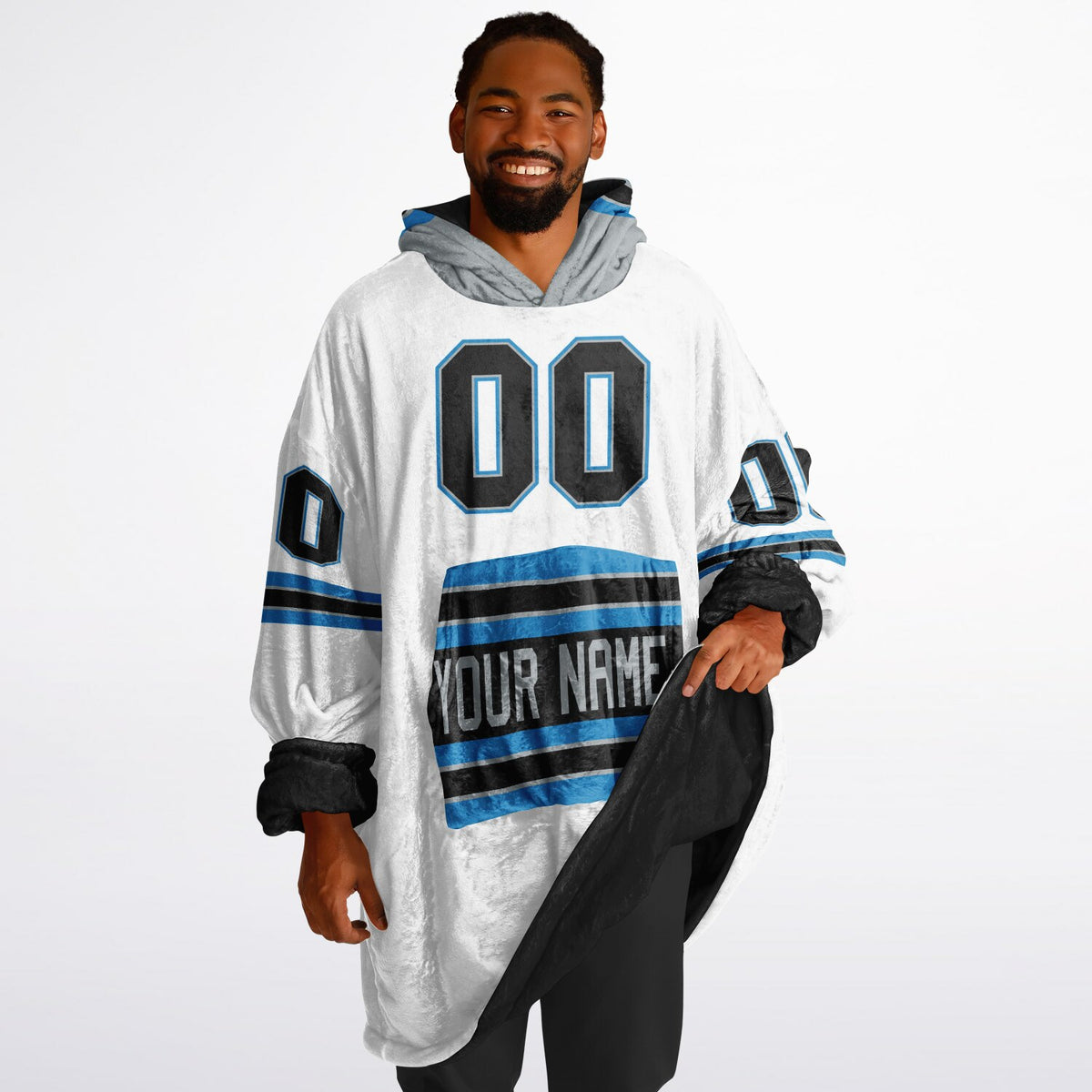 Black/Blue/Silver Superfan Reversible