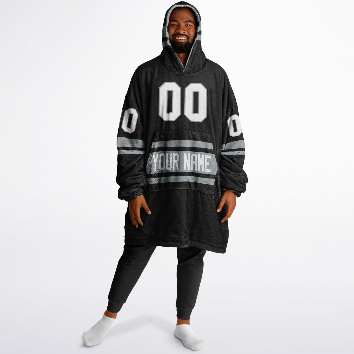 Black/Silver Superfan Reversible