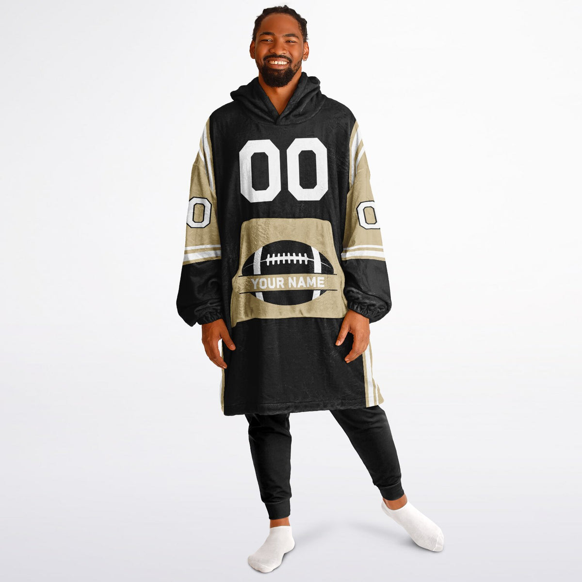 Black/Light Gold/White Bold