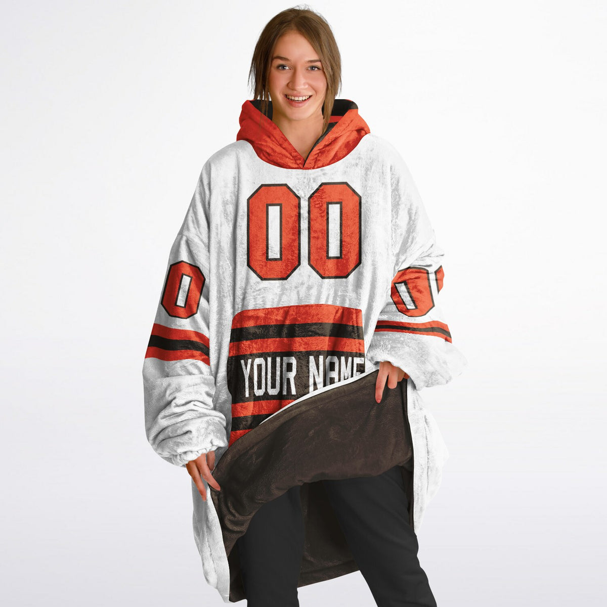 Brown/Orange Superfan Reversible