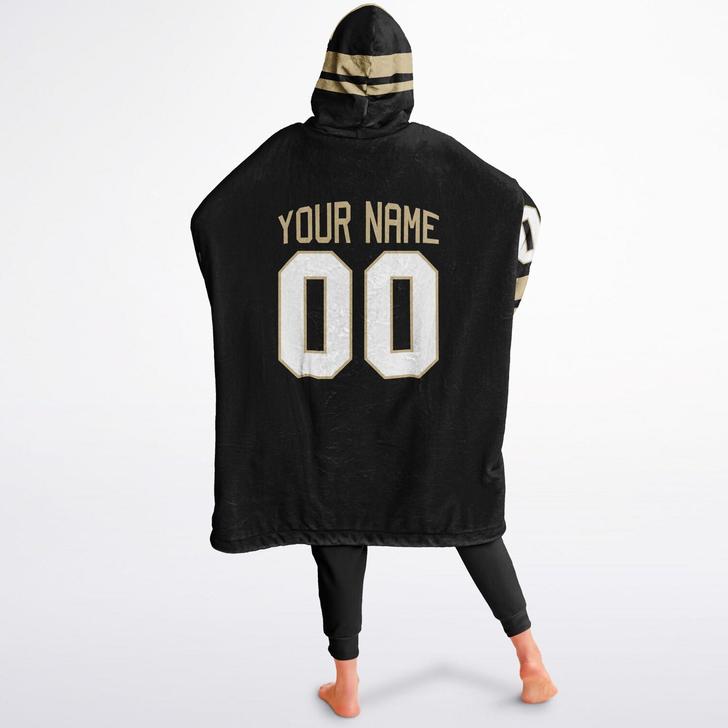 Black/Old Gold Superfan Reversible