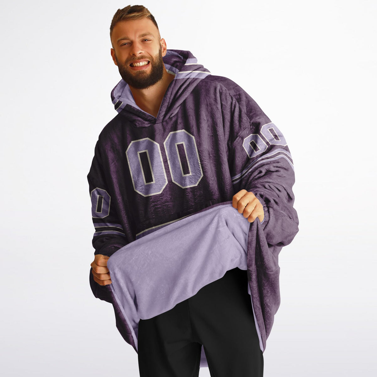 Lavender Cream Plum Superfan Reversible