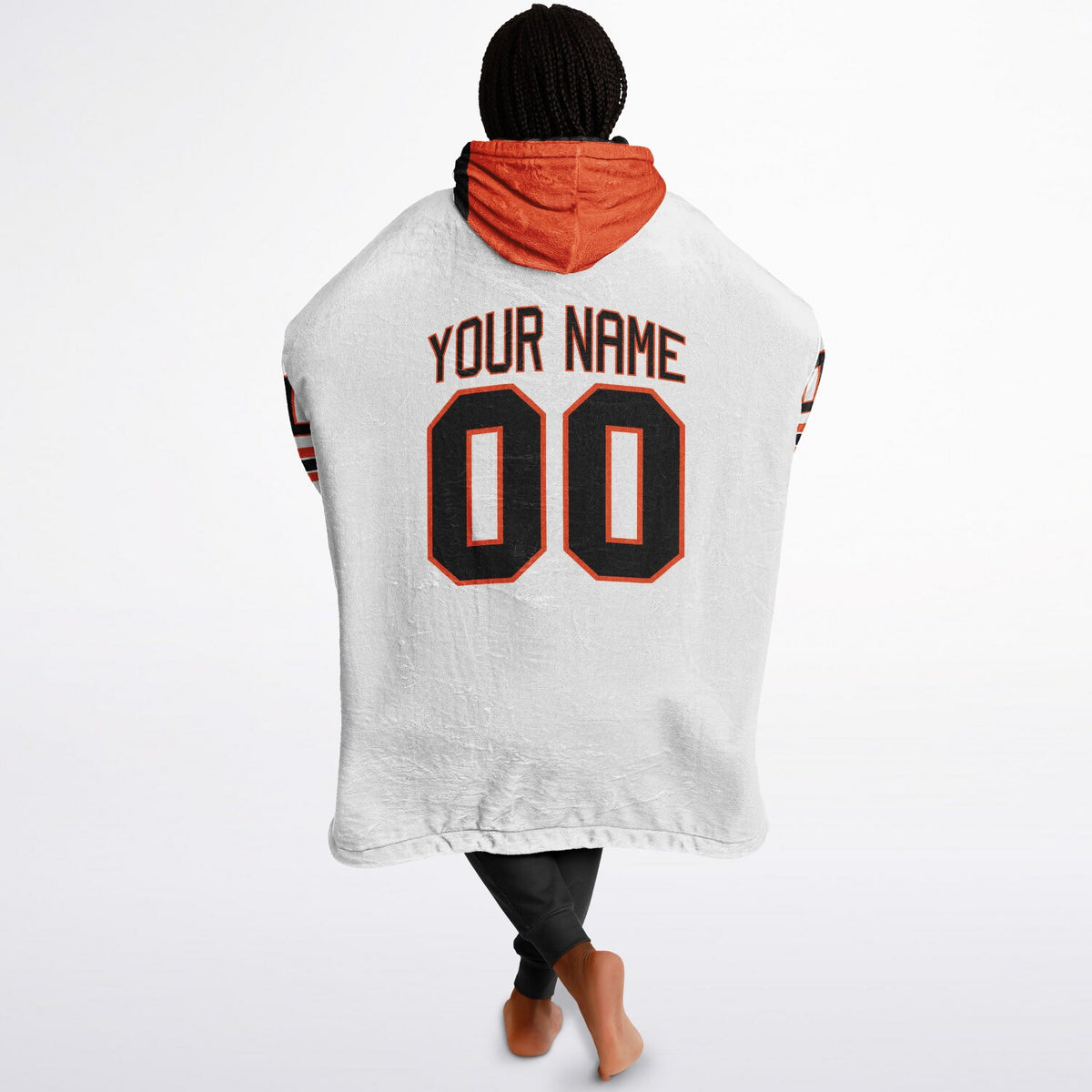 Black/Orange/White Superfan Reversible