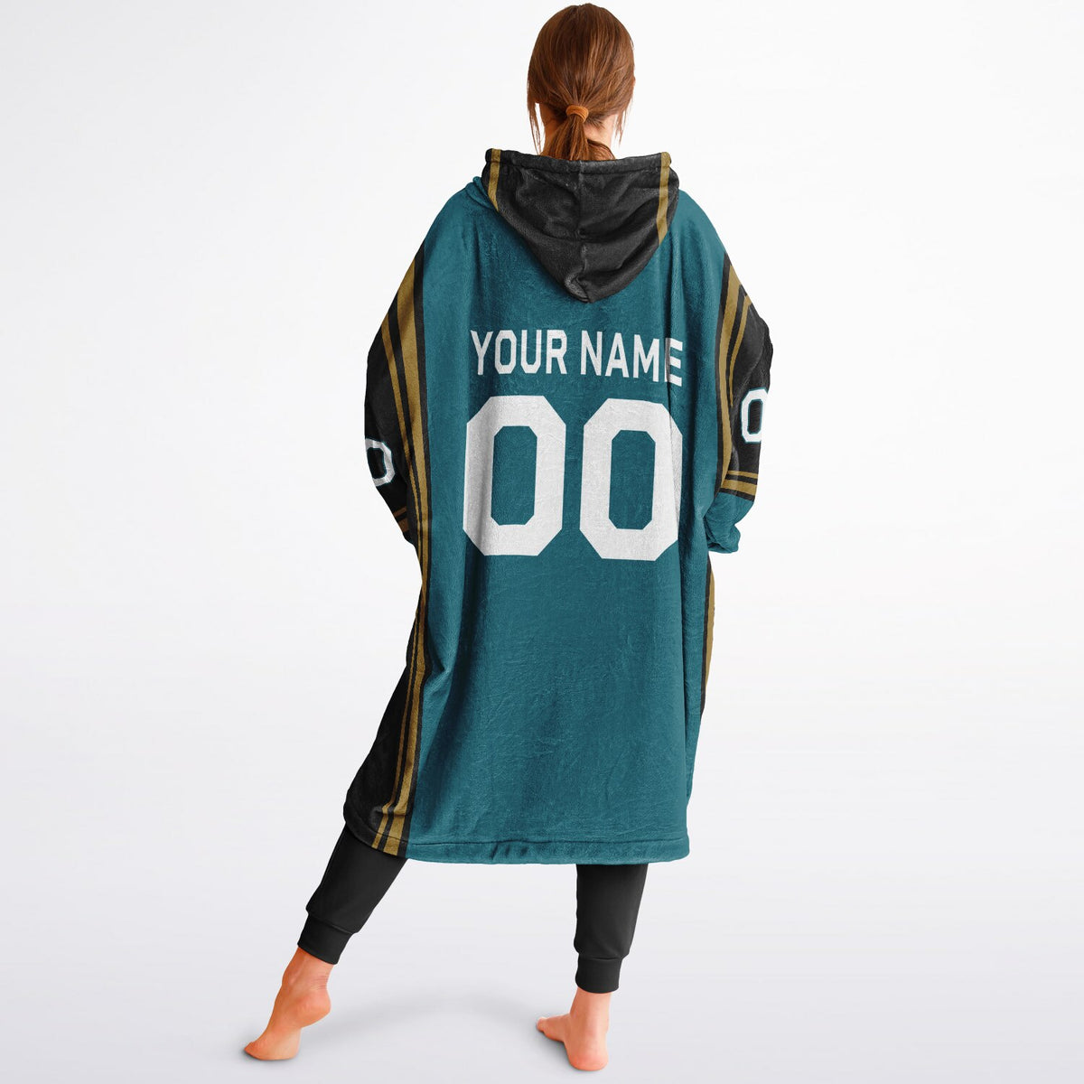 Teal/Black/Gold Bold
