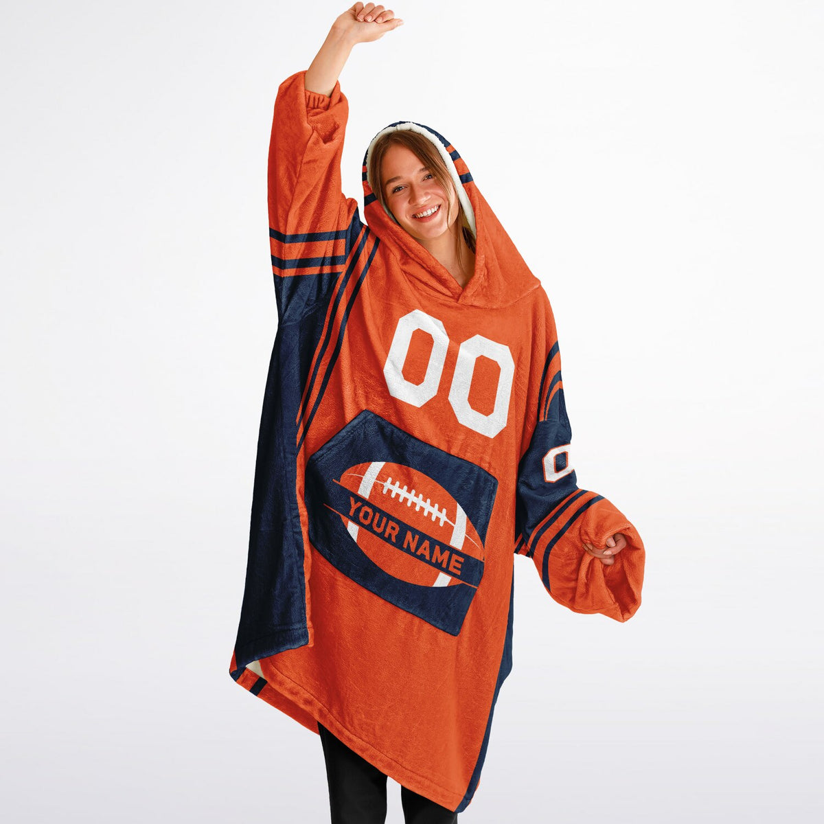 Orange/Navy Bold