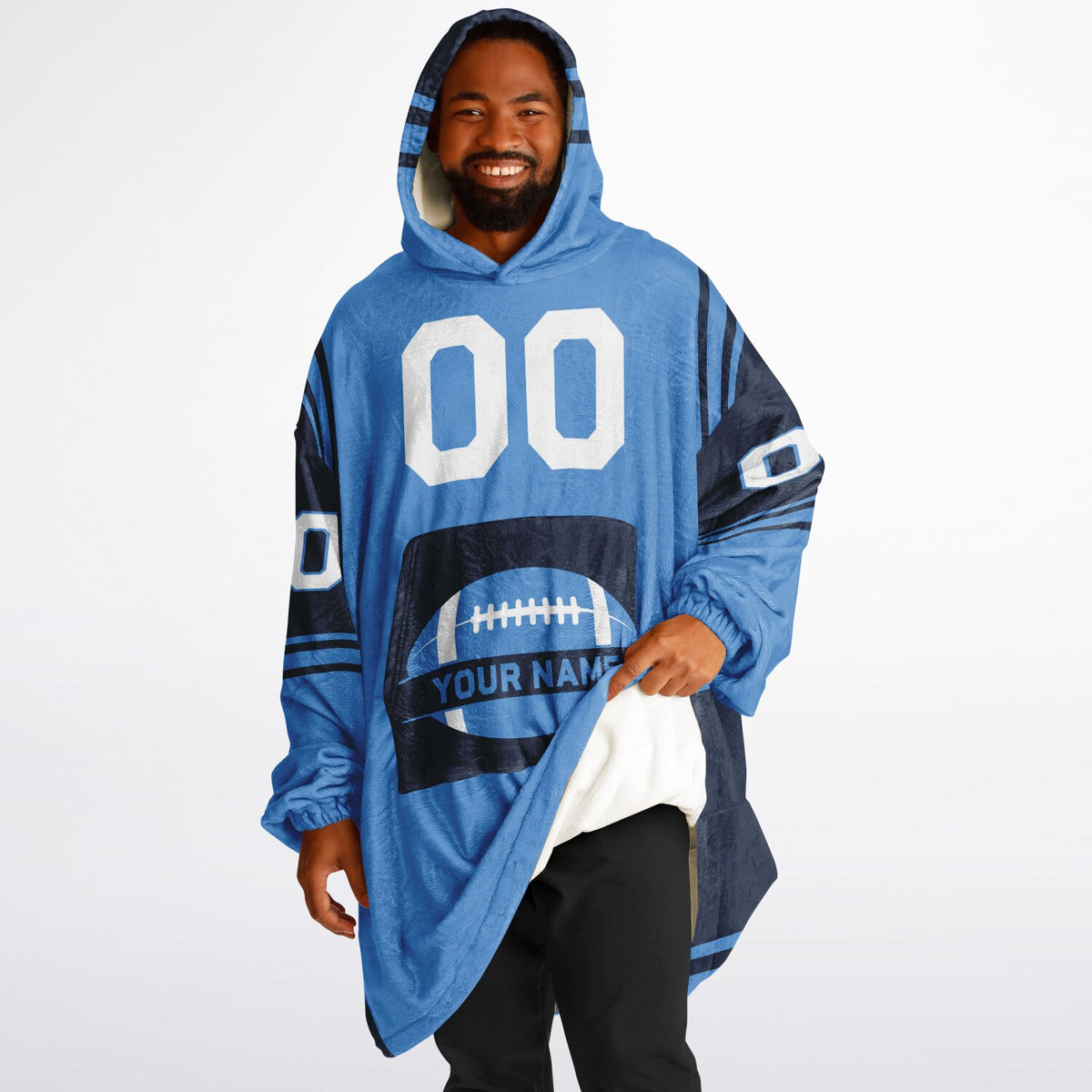 Light Blue/Navy Bold