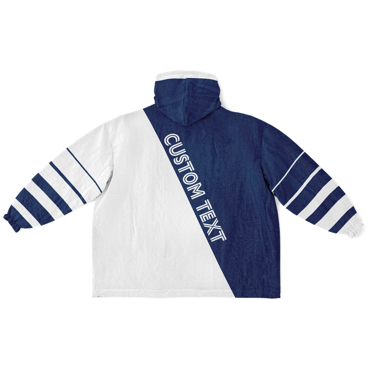 Blue & White Split Decision