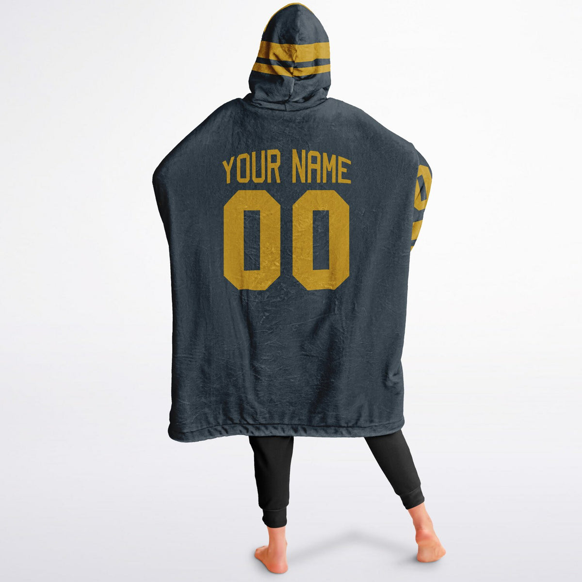 Charcoal & Mustard Superfan Reversible
