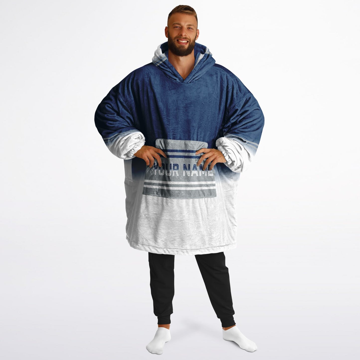 Blue/White/Gray Everyday Reversible