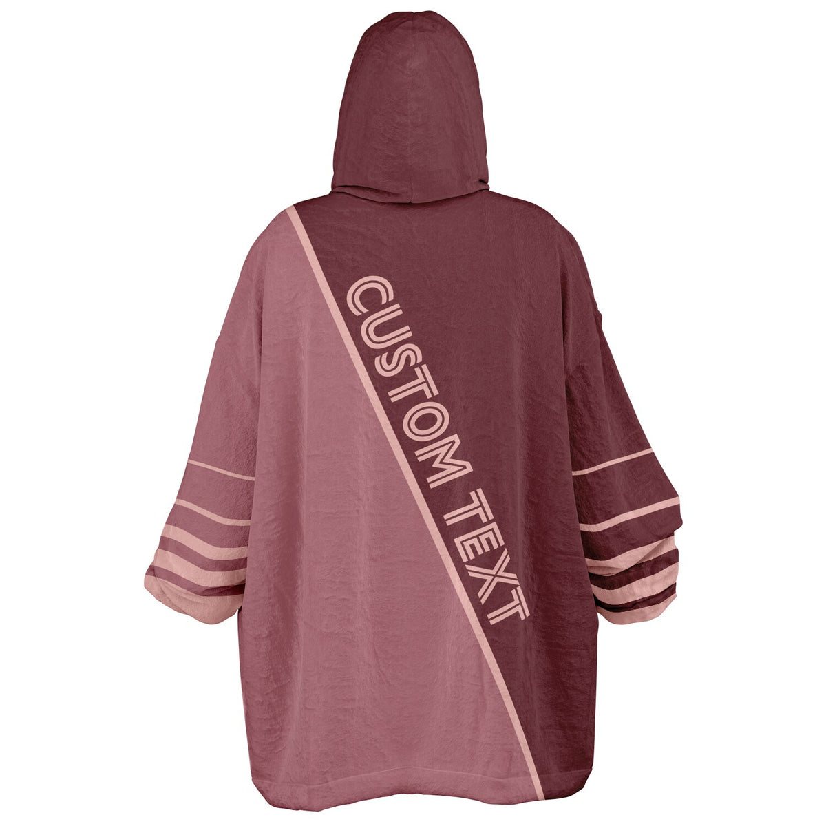 Burgundy Blush Pink Rose Split Decision