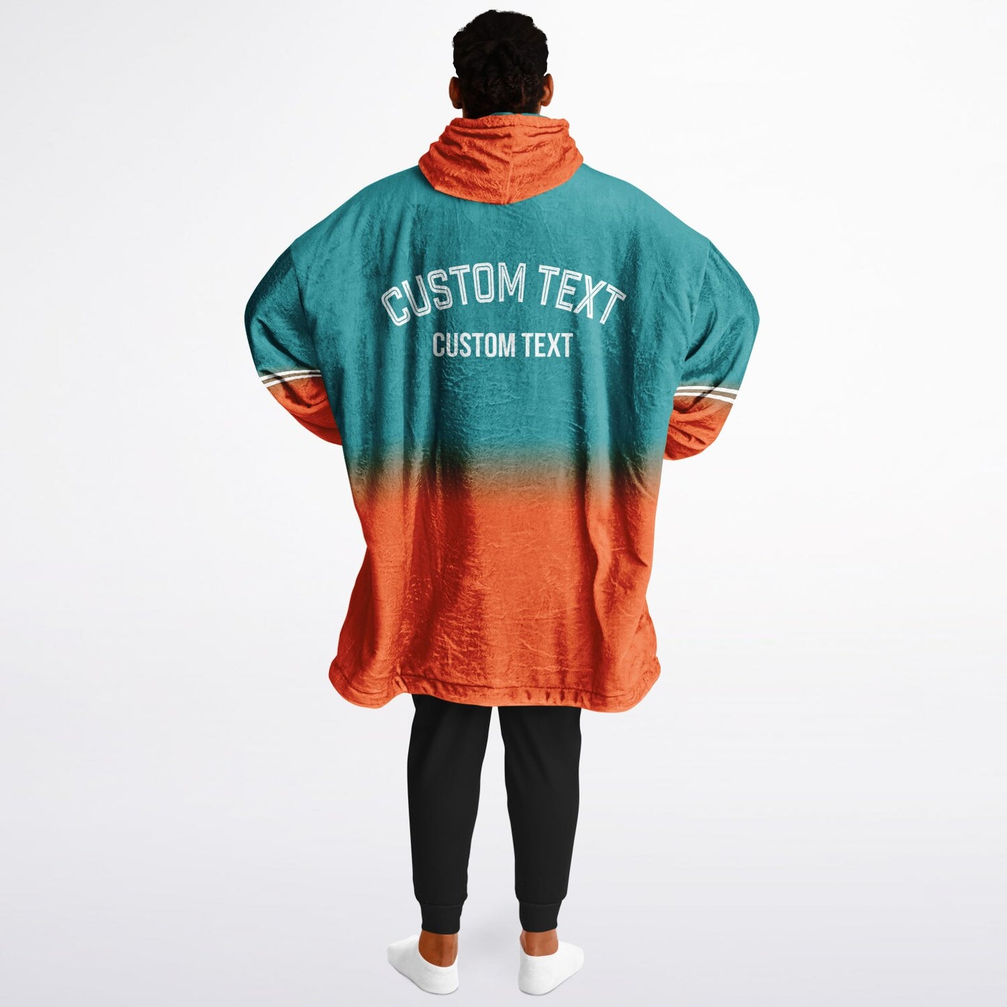 Aqua/Orange/White Everyday Reversible