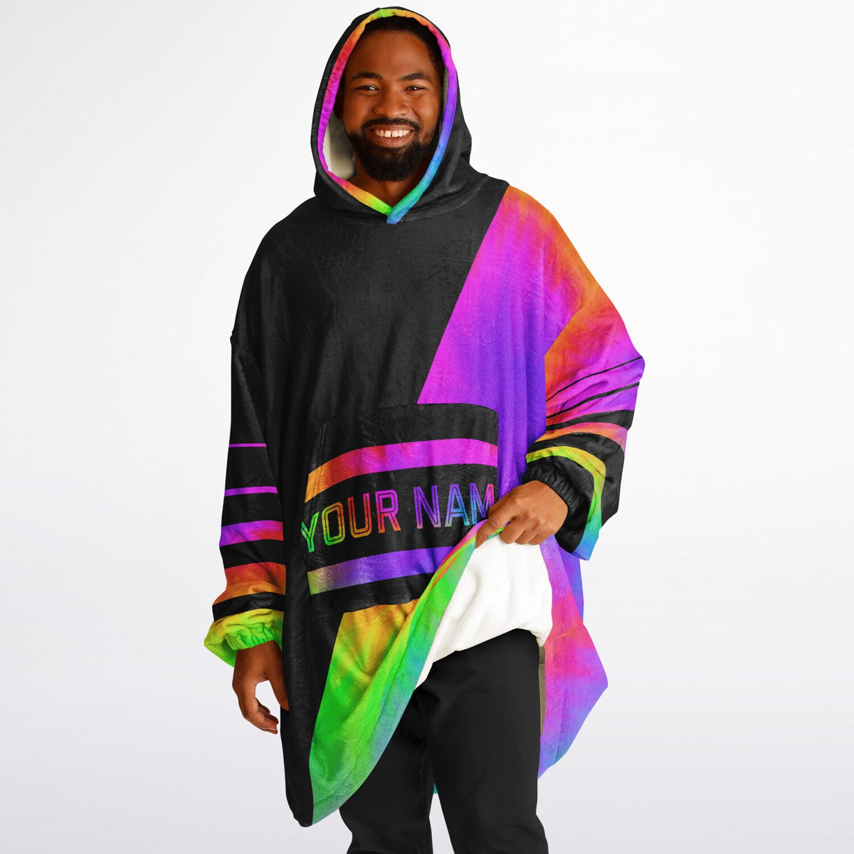 Black & Tie Dye Split Decision