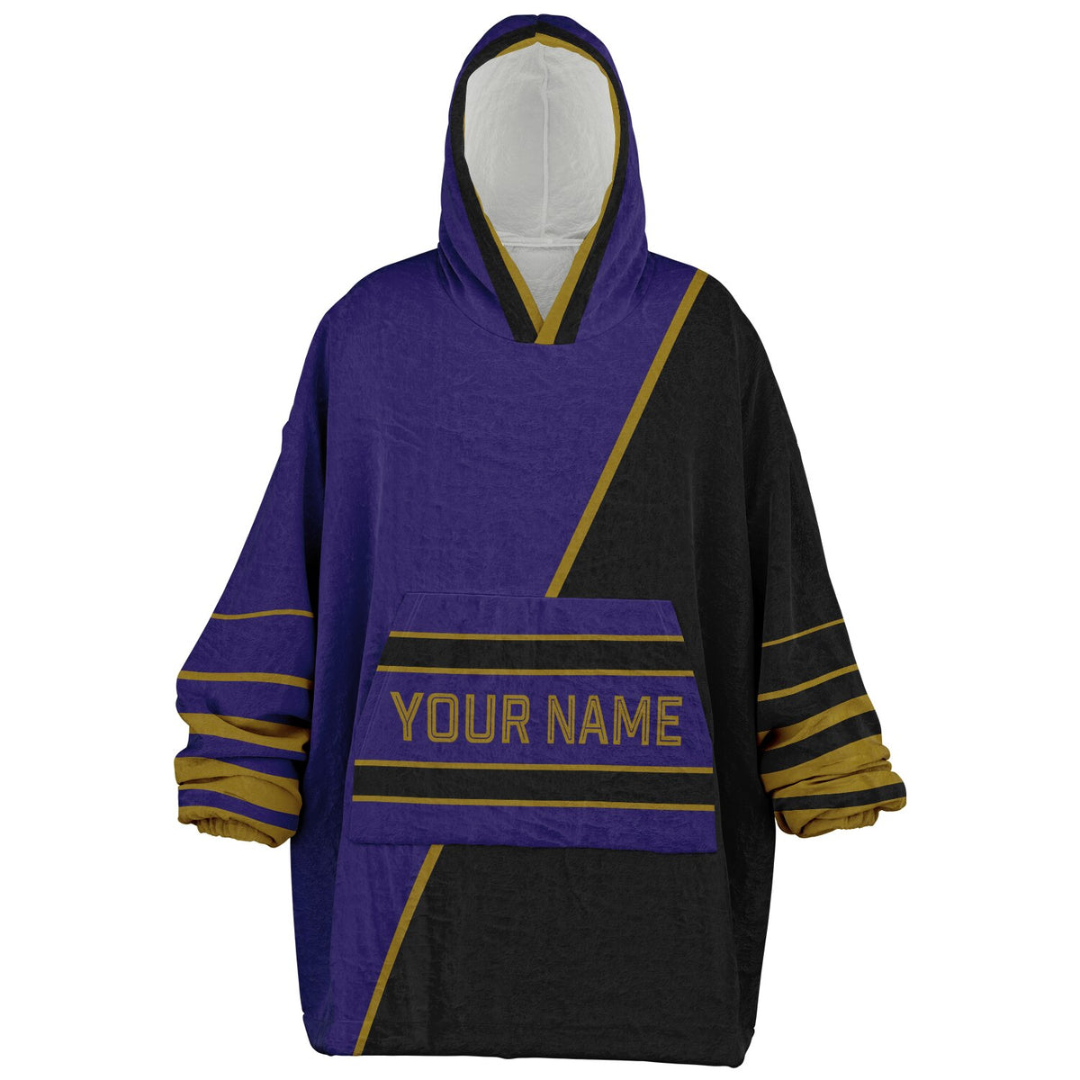 Purple Black Dark Gold Split Decision