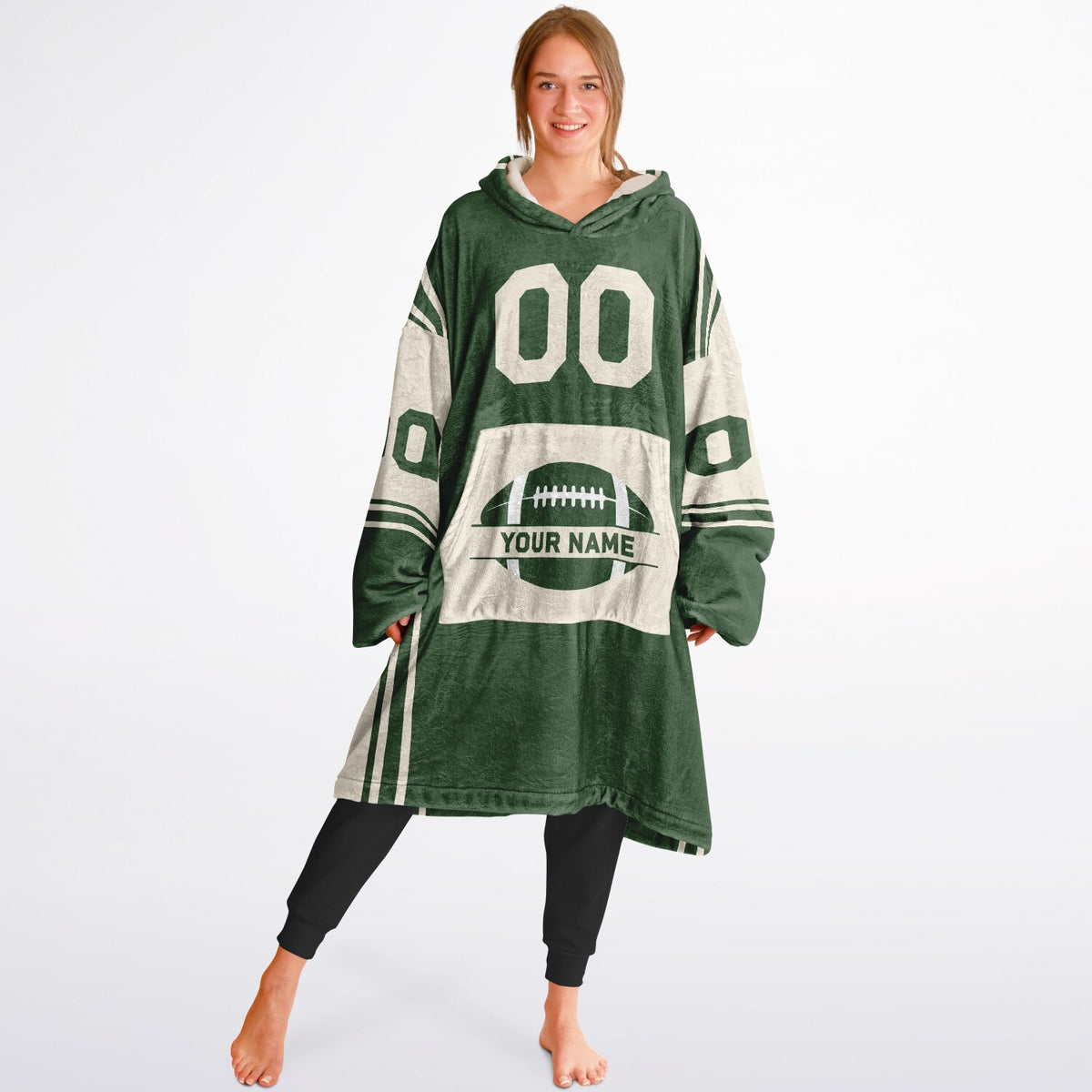 Forest Green & Cream Bold