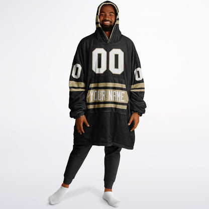 Black/Old Gold Superfan Reversible