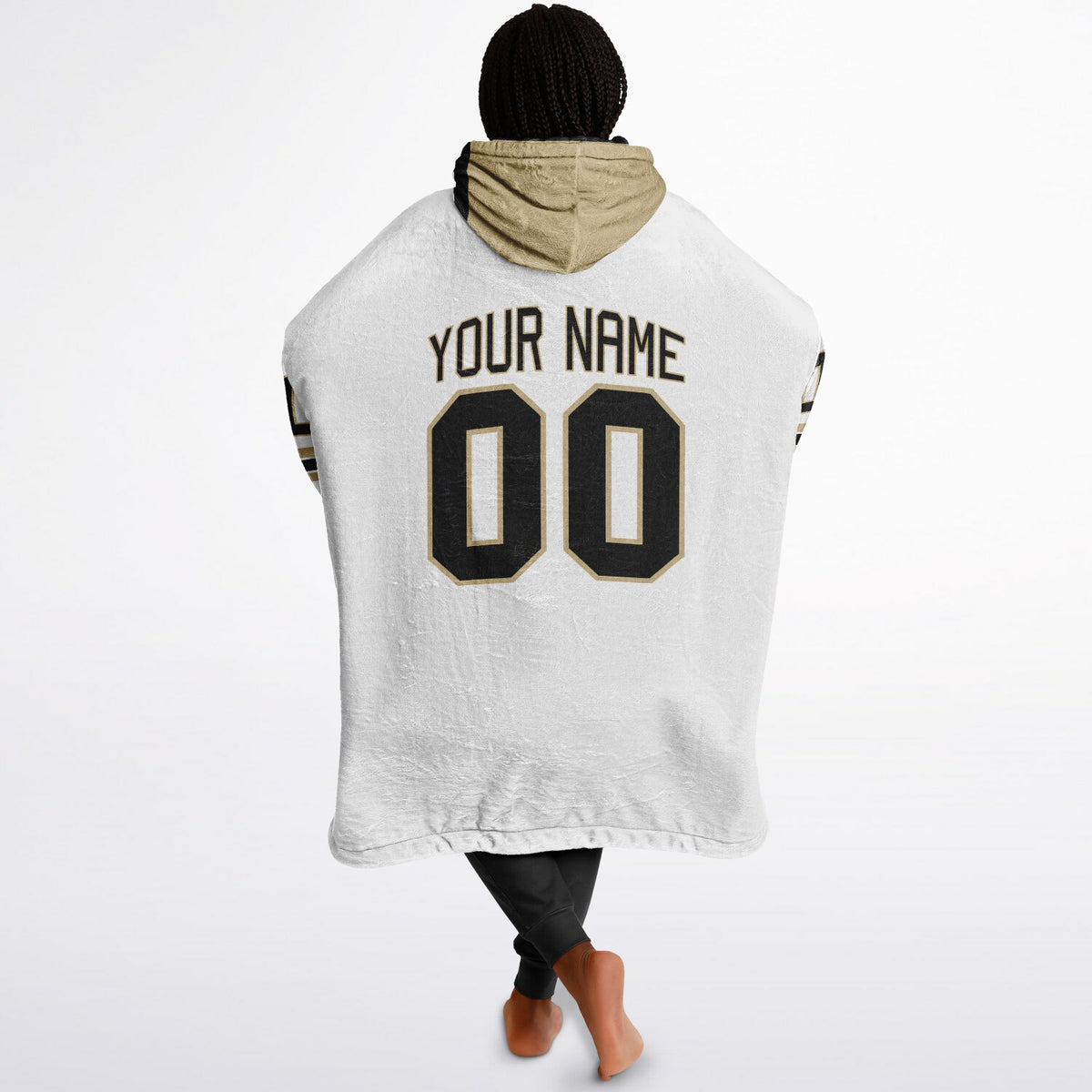 Black/Light Gold/White Superfan Reversible