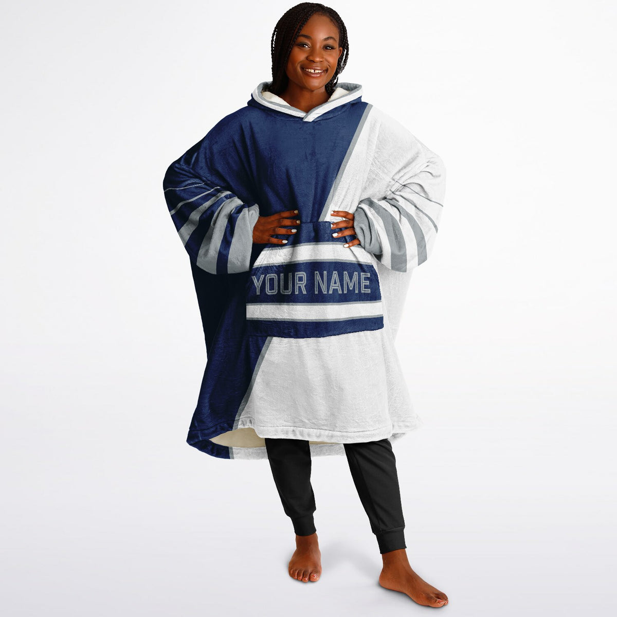 Blue White Gray Split Decision