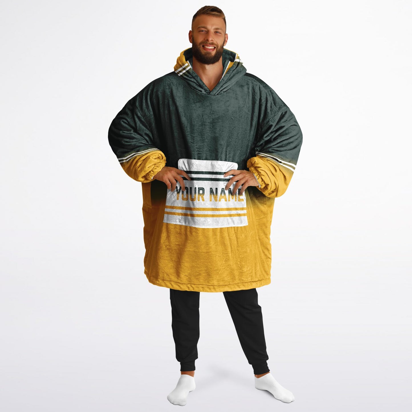 Green/Gold/White Everyday Reversible