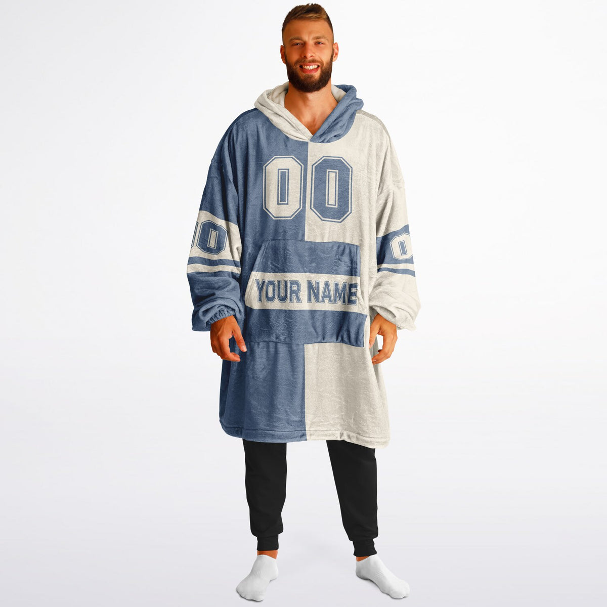 Slate Blue & Cream Halftime