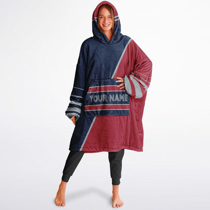 Nautical Blue/Red/Silver Everyday Reversible
