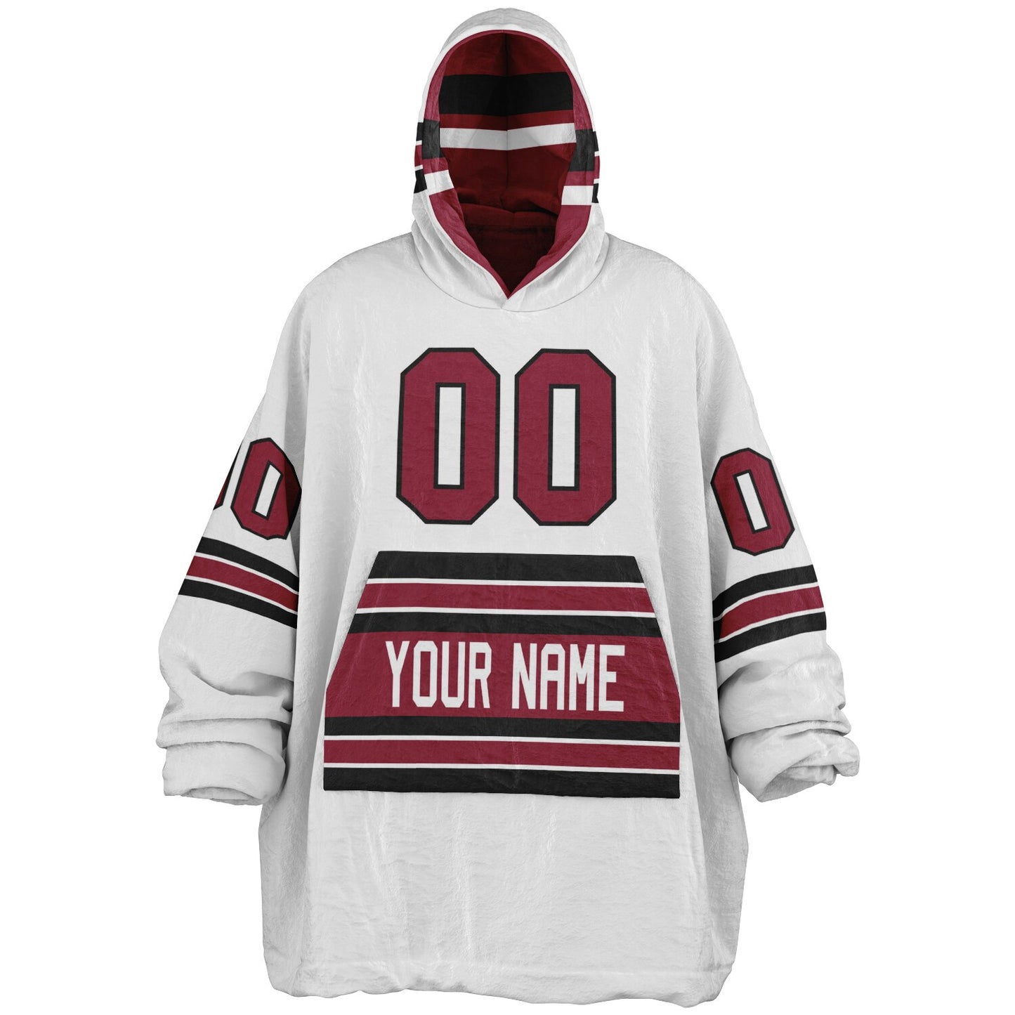 Cardinal Red/Black/White Superfan Reversible