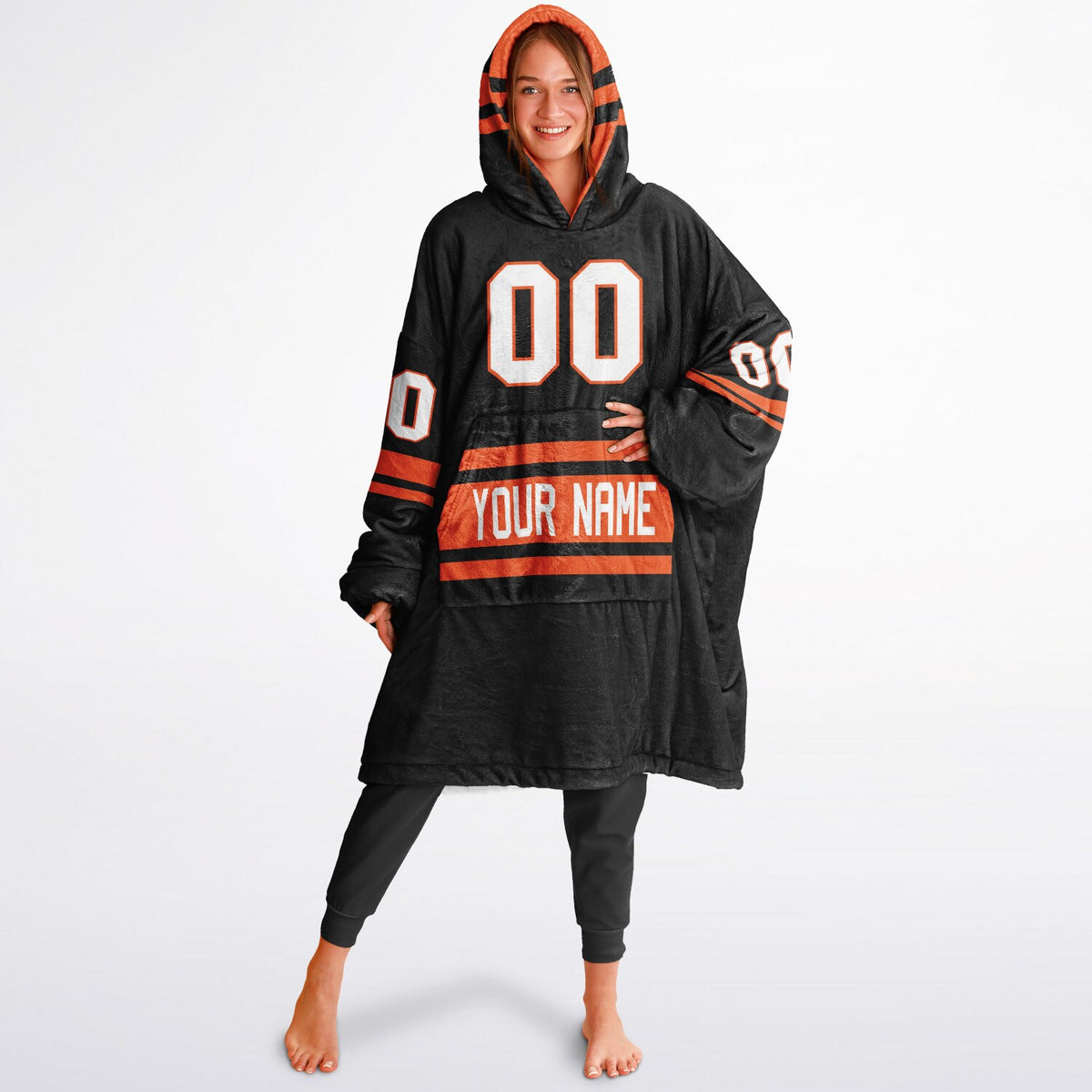 Black/Orange Superfan Reversible