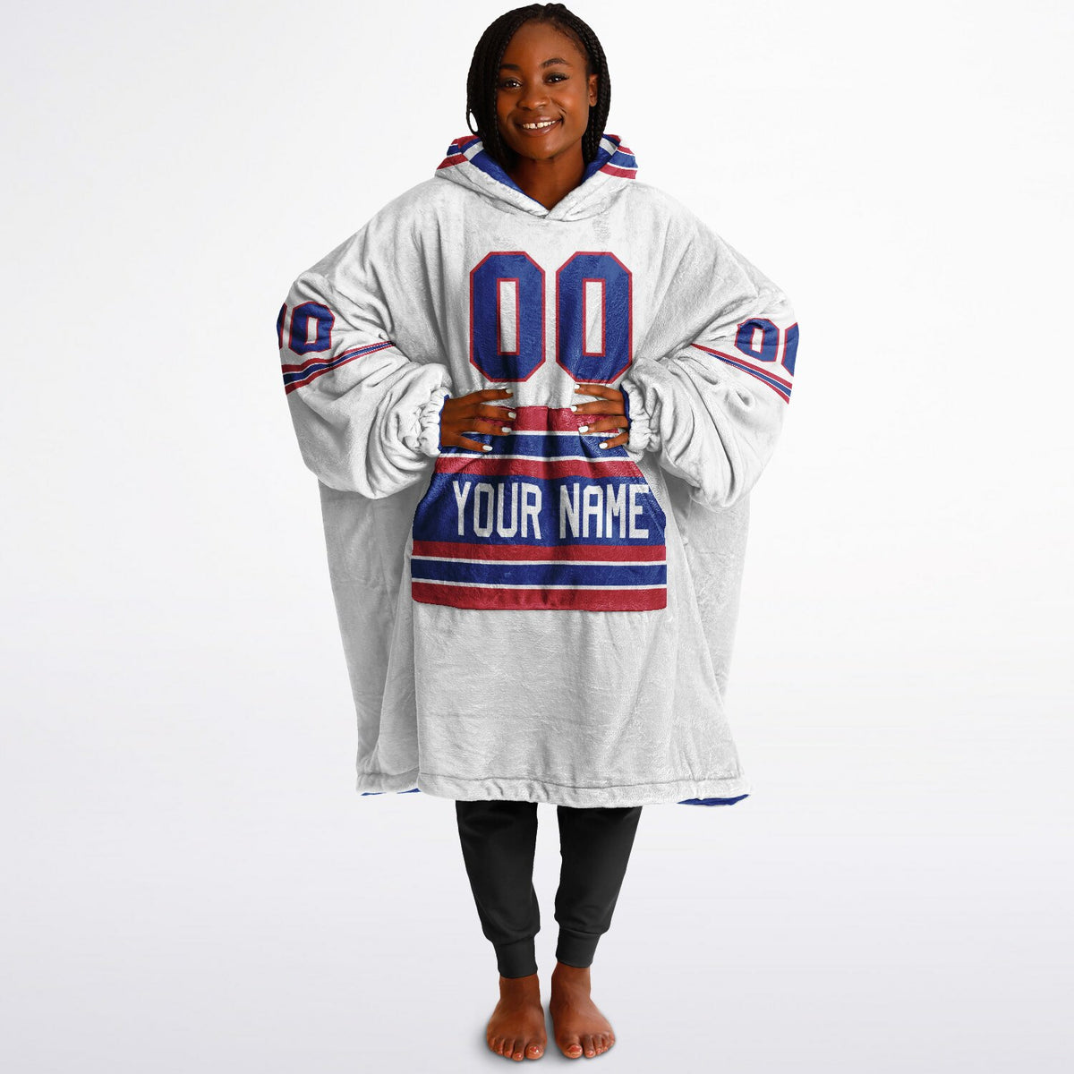 Blue/Red/White Superfan Reversible