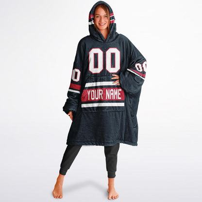 Deep Steel Blue/Red/White Superfan Reversible