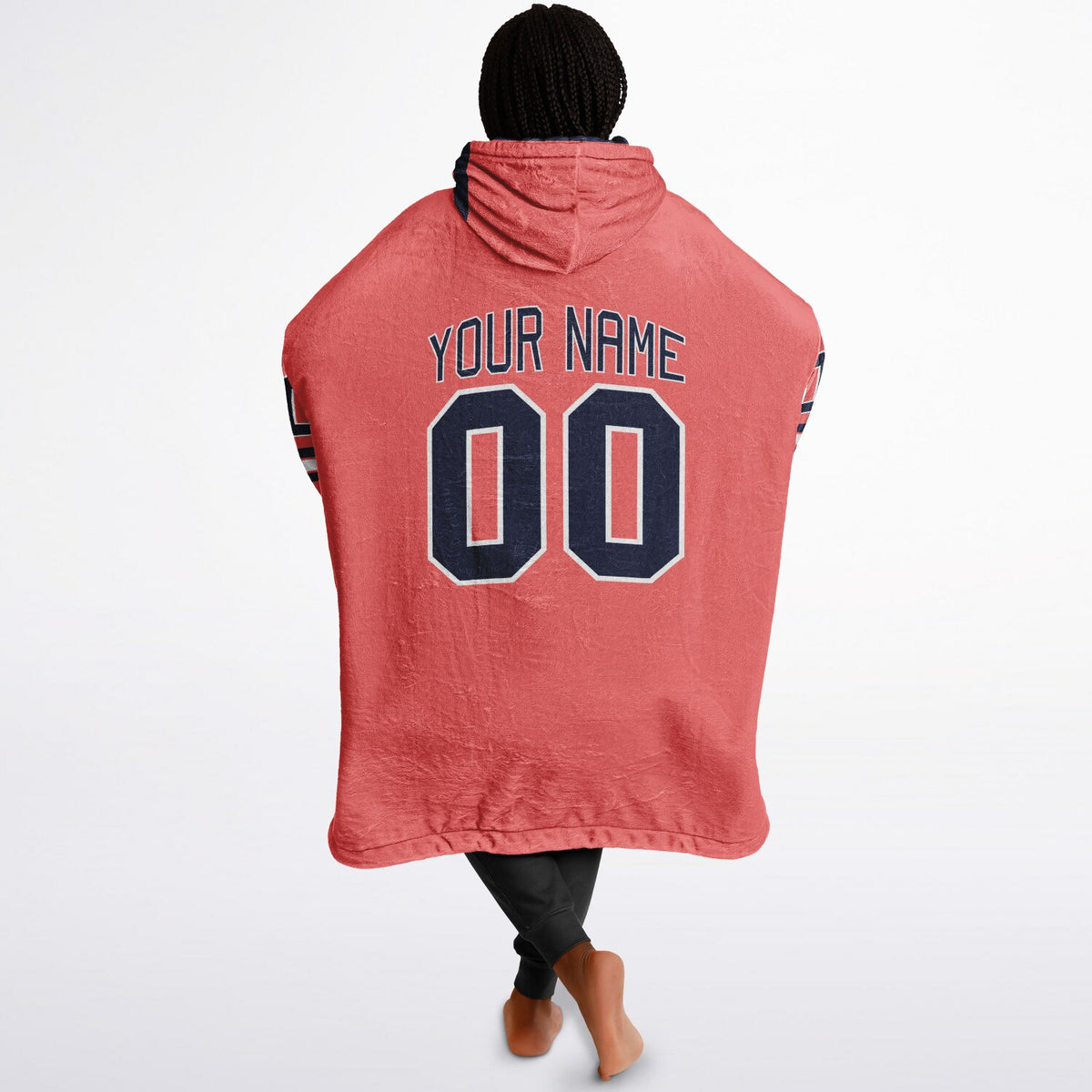 Navy Electric Coral White Superfan Reversible