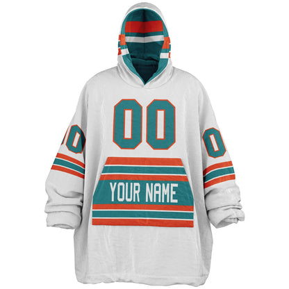 Aqua/Orange/White Superfan Reversible