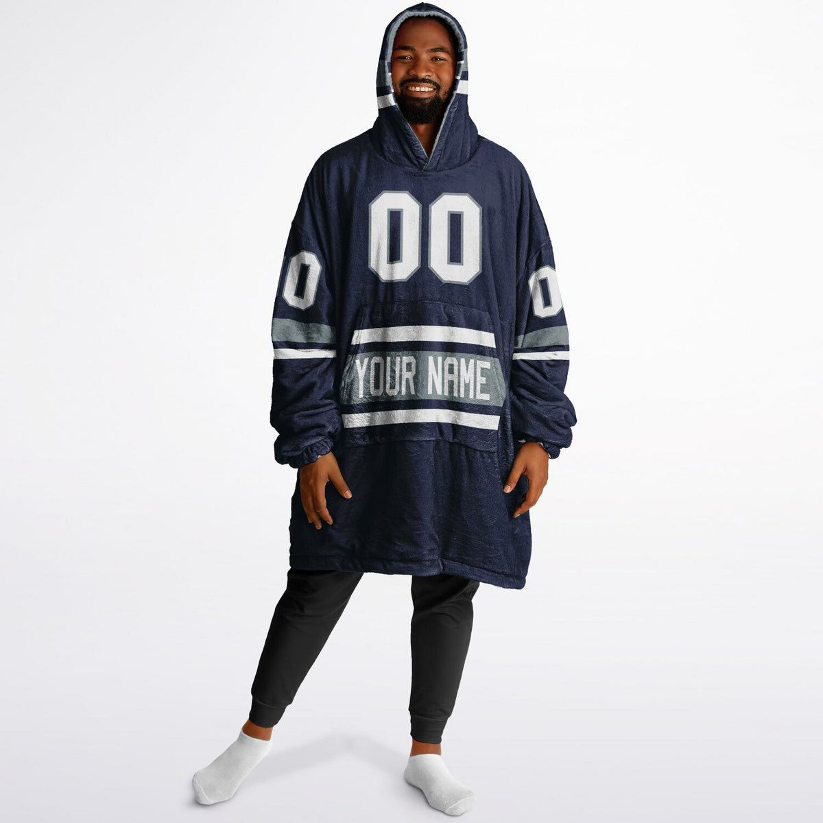 Navy/Silver/White Superfan Reversible