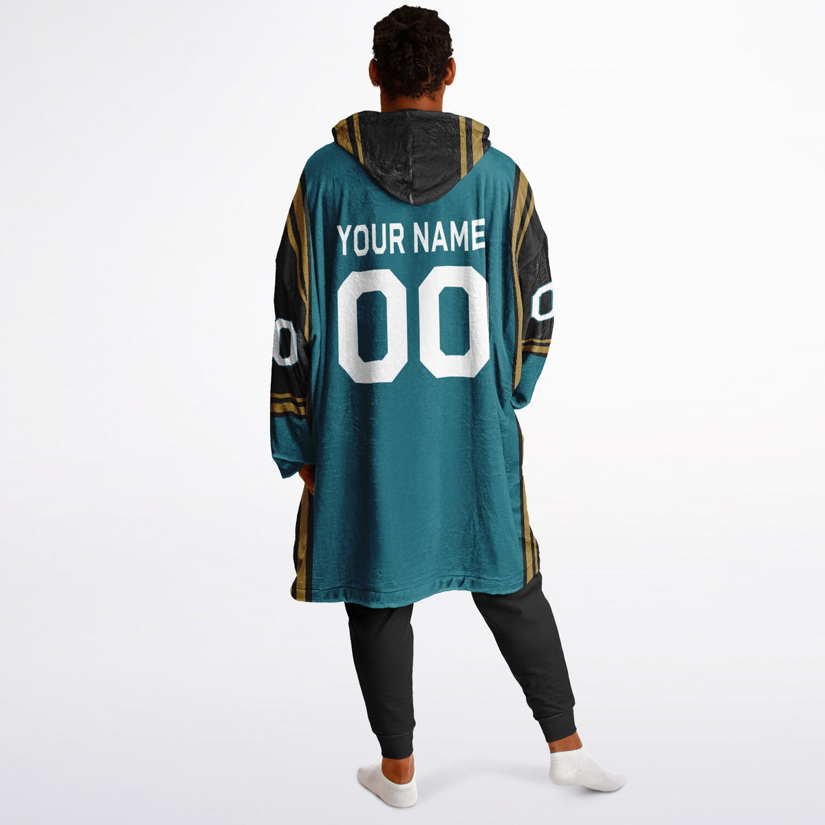 Teal/Black/Gold Bold