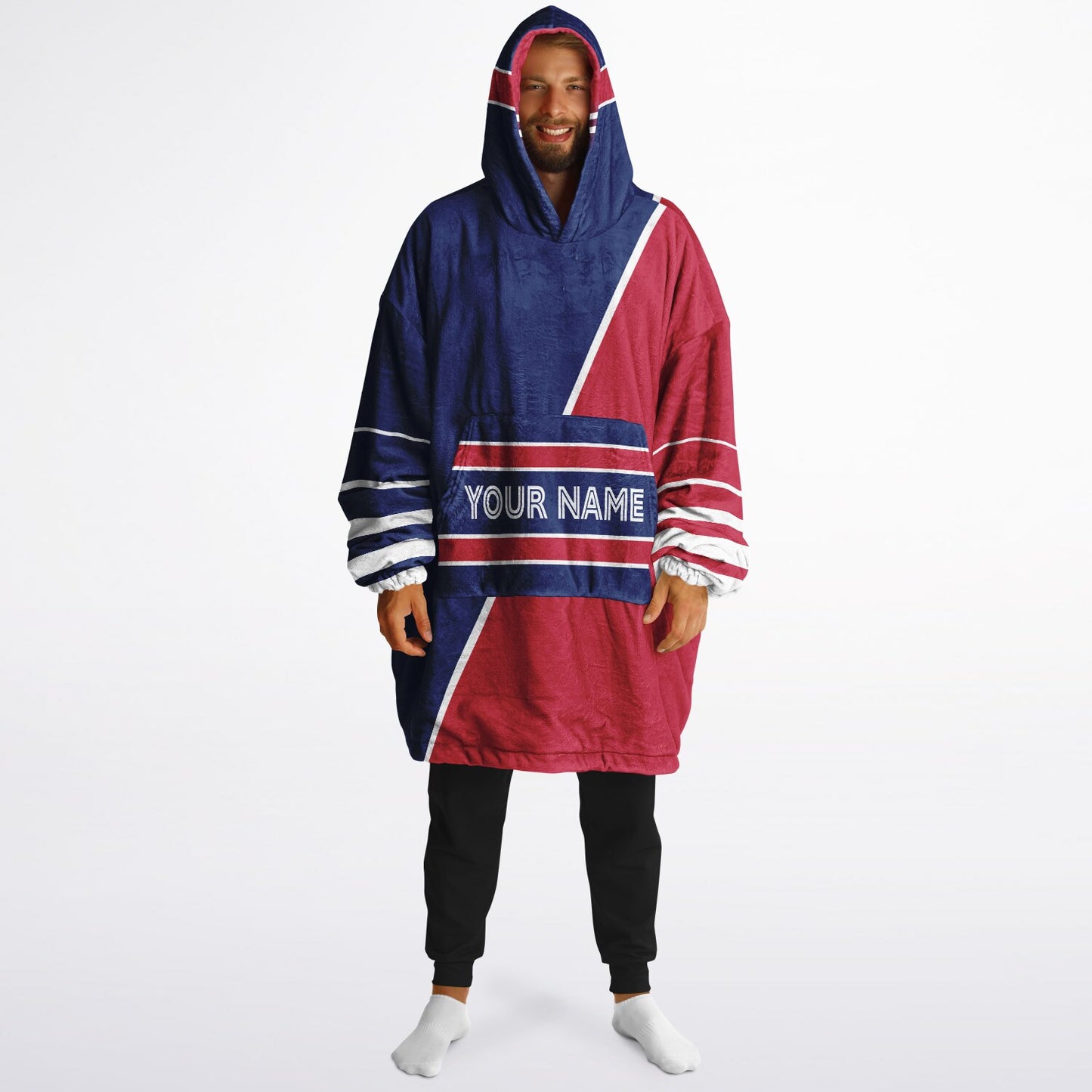 Dark Blue/Red/White Everyday Reversible