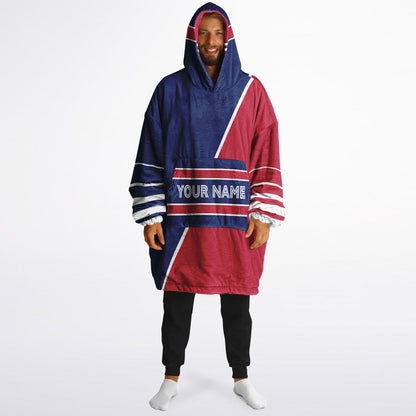 Dark Blue/Red/White Everyday Reversible