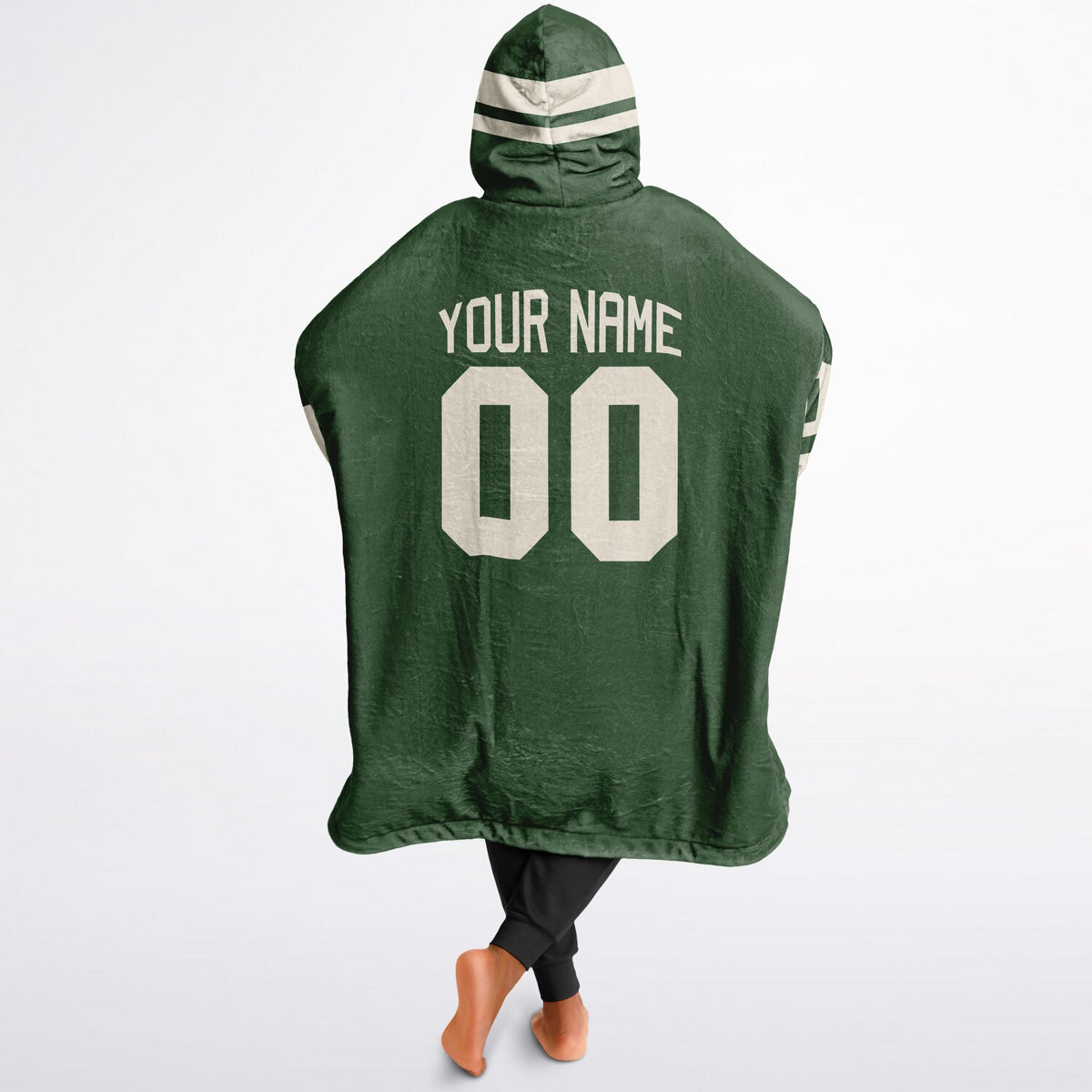 Forest Green & Cream Superfan Reversible