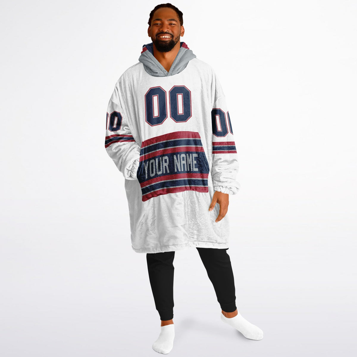 Navy/Red/Silver Superfan Reversible