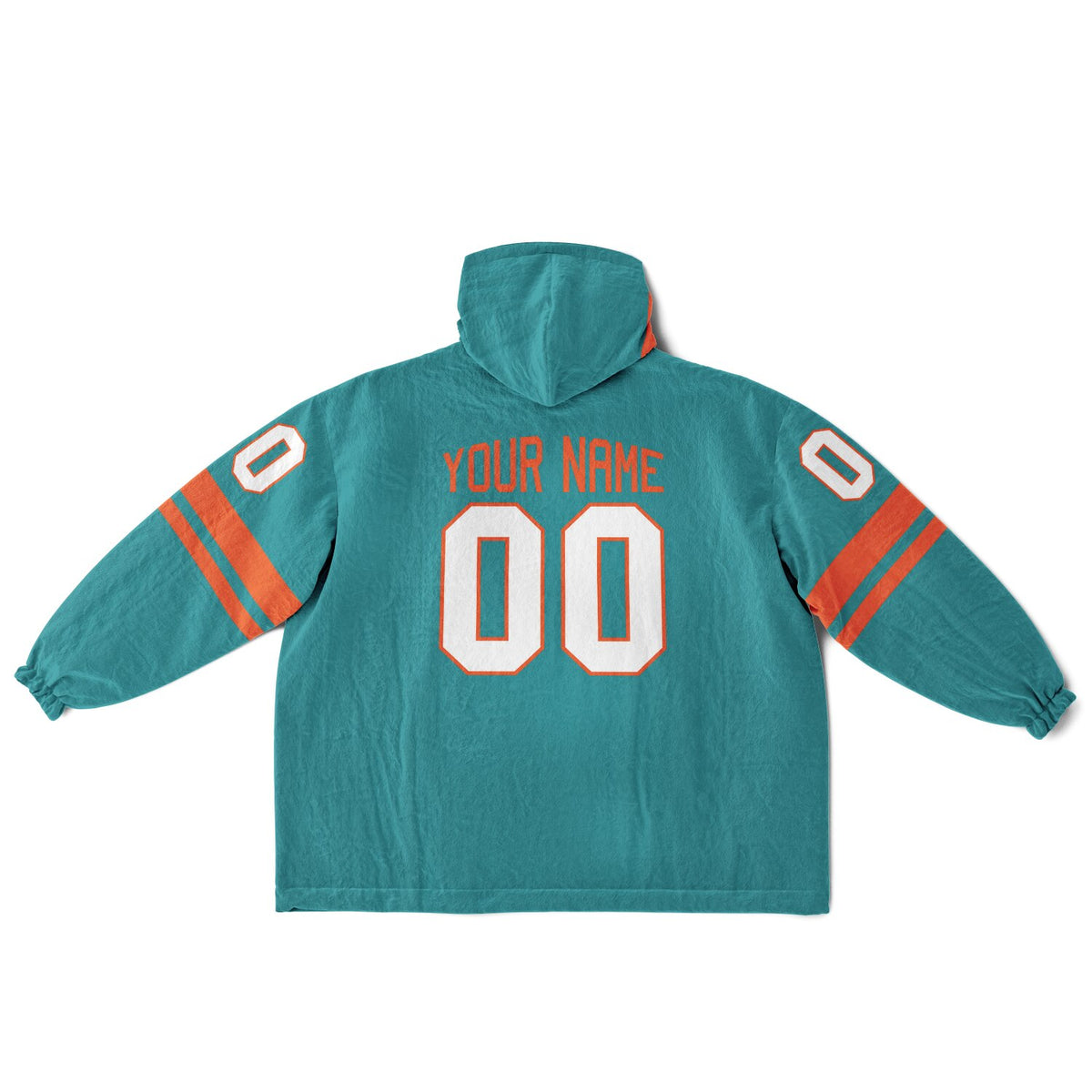 Aqua & Orange Superfan Reversible