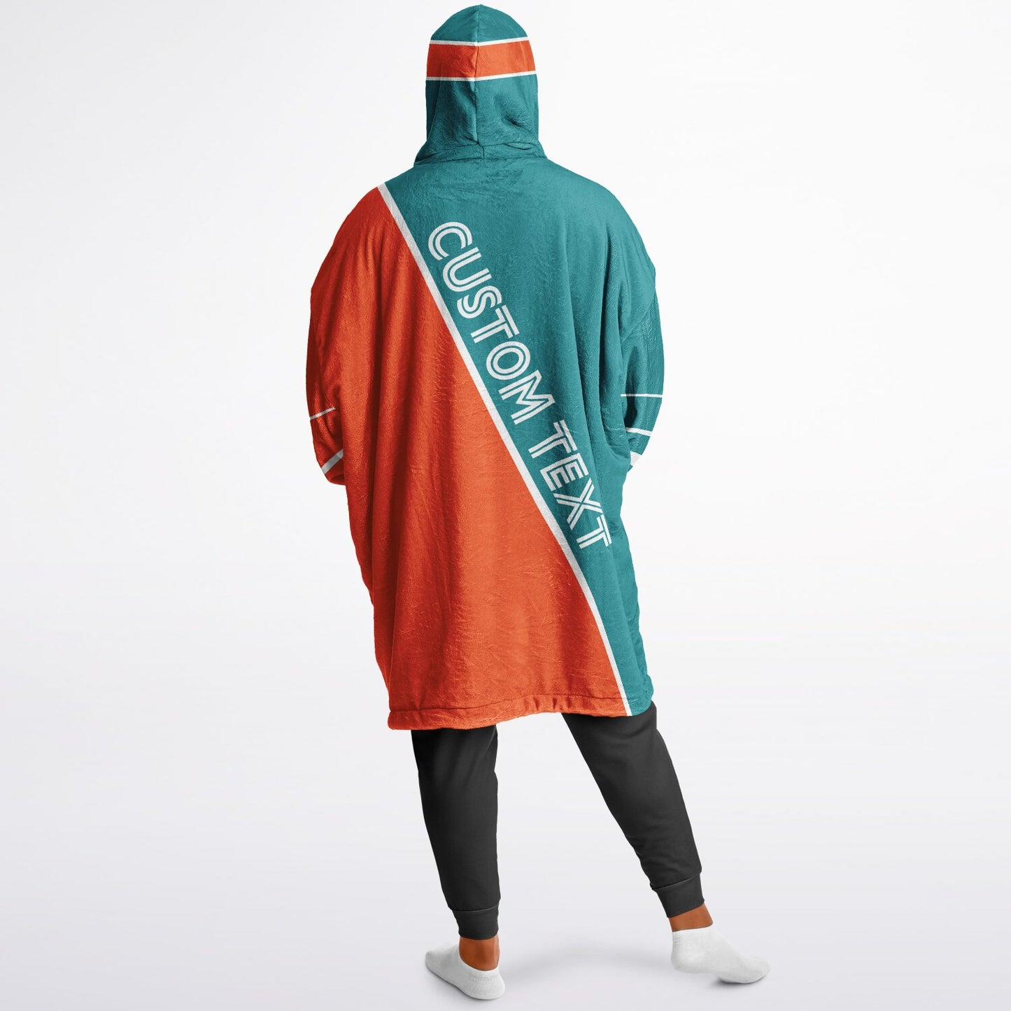 Aqua/Orange/White Everyday Reversible