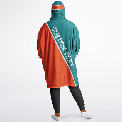 Aqua/Orange/White Everyday Reversible