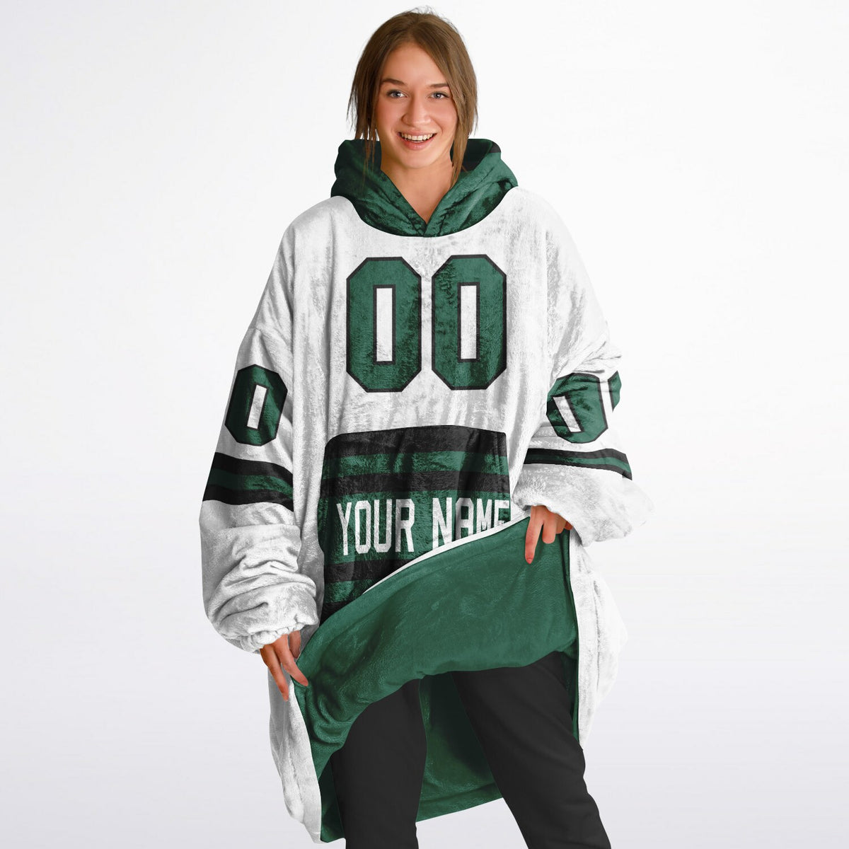 Green/Black Superfan Reversible